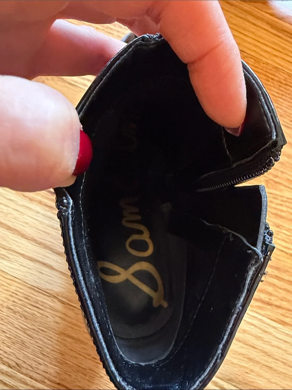 Sam Edelman shiny black